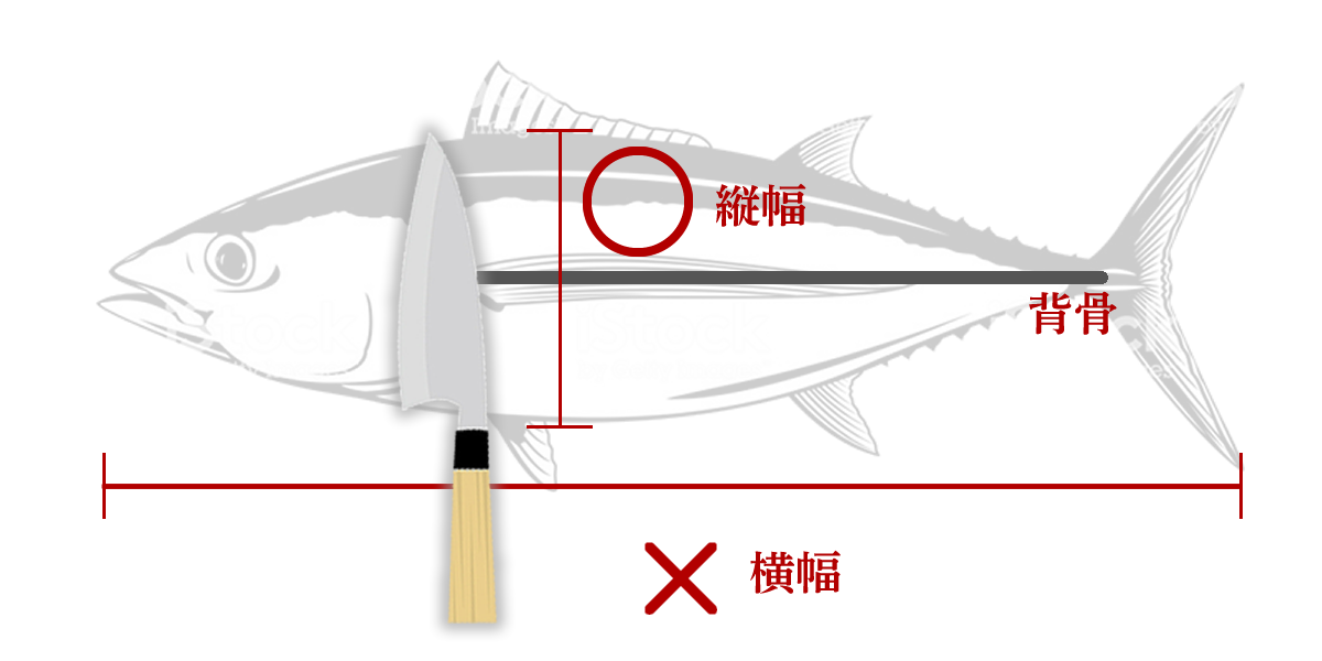 出刃包丁サイズの選び方