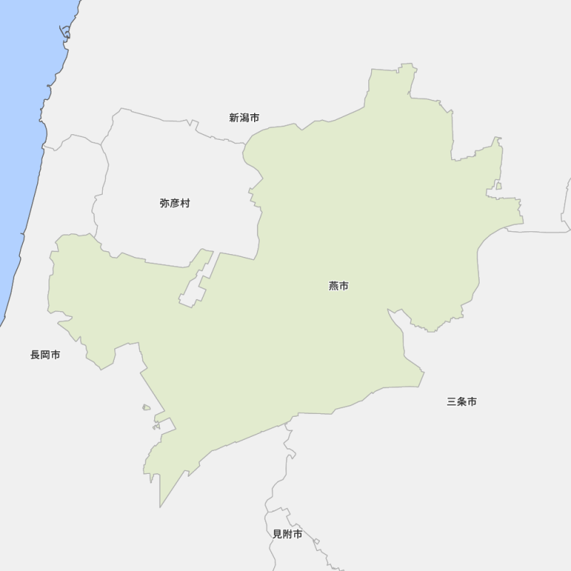 新潟県___燕市の地図