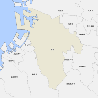 大阪府__堺市の地図