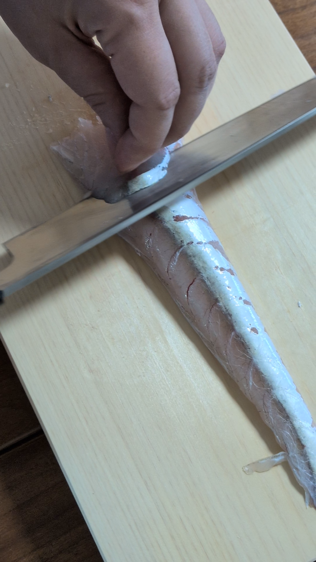 初めて刺身包丁を使ってみた！　後編　 
