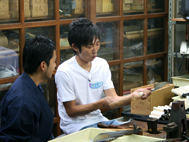 ノンスタイル石田さんの柄付工程