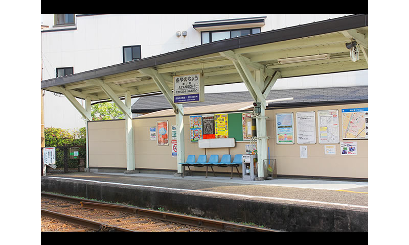 阪堺電車の綾ノ町駅から實光